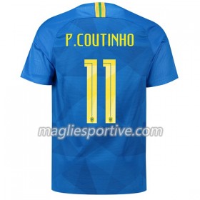 Completo Calcio Brasile P.Coutinho 11 Divisa Trasferta Mondiali 2018